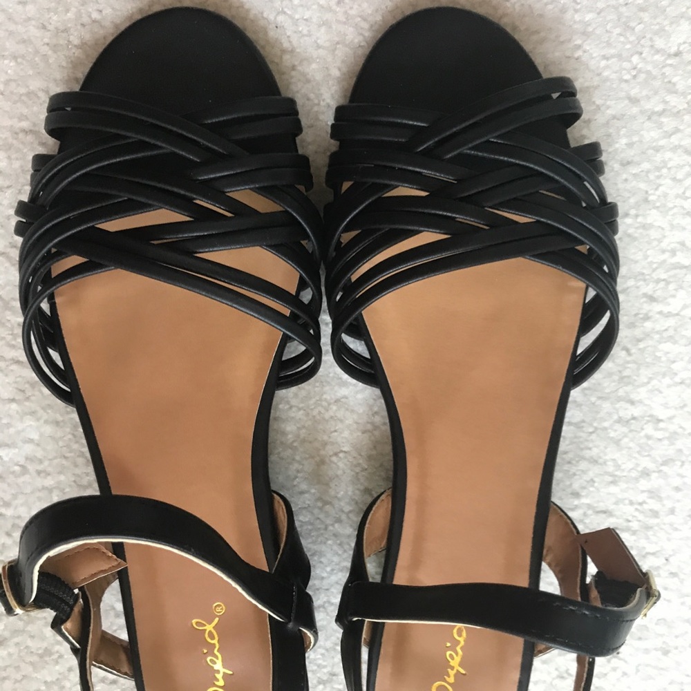 Black Sandals NWB